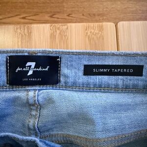7 For All Mankind Light Blue Stretch Tek Jeans
